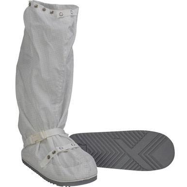 Uniform Technology Altessa Grid ISO 5 (Class 100) Cleanroom Boot, M, White CBPX-74WH-M