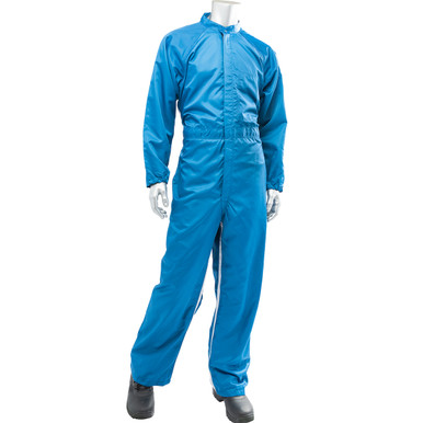 Uniform Technology Auto Grid Cleanroom Paint/Powder Coating Coverall, 2XL, Royal CCN44-62RB-2XL