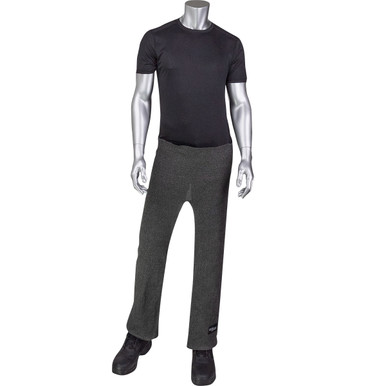Kut Gard ATA PreventWear ATA Blended Cut Resistant Chaps that Wrap Around Legs, Adjustable Hook & Loop Straps, 40", Dark Gray CHAPS-2.5-MR-40