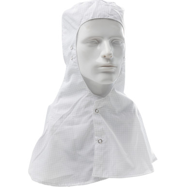Uniform Technology C3 ISO 4 (Class 10) Cleanroom Hood - Open Face, M, White CHM-65WH-M