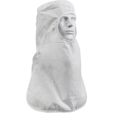 Uniform Technology Altessa Grid ISO 5 (Class 100) Cleanroom Hood - Pull Over, S, White CHPO-74WH-S