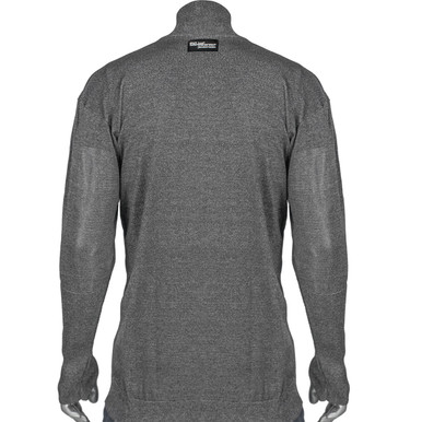 Kut Gard ATA PreventWear ATA Blended Cut Resistant Jacket with Mesh Back and Thumb Holes, M, Dark Gray J100SP-4CM-TH-M