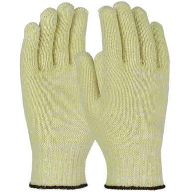 Kut Gard Seamless Knit Aramid with Cotton Plating Glove - Heavy Weight, XS, Yellow MTW37PL-XS