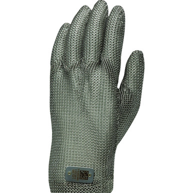 US Mesh Stainless Steel Mesh Glove with Coil Spring Closure - Wrist Length, M USM-1167-M
