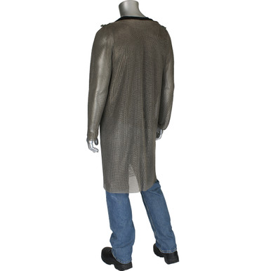 US Mesh Stainless Steel Mesh Full Body Tunic with Sleeves, XL USM-4301L-XL