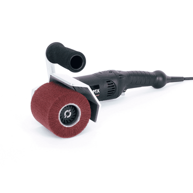 PTX Eco Smart Surface Finisher (47002A) - 15 Amp (1710 Watts) 110 Volt / 60 Hz, includes13 ft. QUICK-LOCK cable and 1 fleece wheel, 4" x 4-1/8". PTX Eco Smart