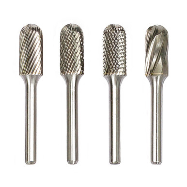 SC5NF AlumaCut Cylindrical Radius Shape End Burr 1/2" x 1"(2-3/4"OAL)1/4" shank SC5NF