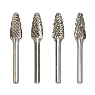 SF7NF AlumaCut Tree Shape Radius Burr 3/4" x 1"(2-3/4"OAL)1/4" shank SF7NF