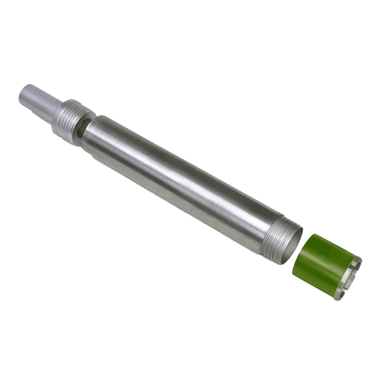 Threaded Diamond Core Barrels and Bits, 2-1/2", Drill Bit Only, Cspc TCB065-CSPC