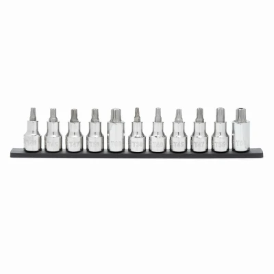 11-Pc. Torx & Tamper-Proof Torx Bit Socket Set, 1/2 In. Drive