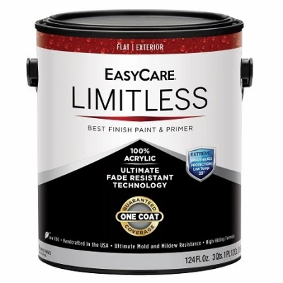 Limitless WeatherAll Exterior House Paint & Primer, Medium Base Flat Acrylic Latex, 1 Gallon