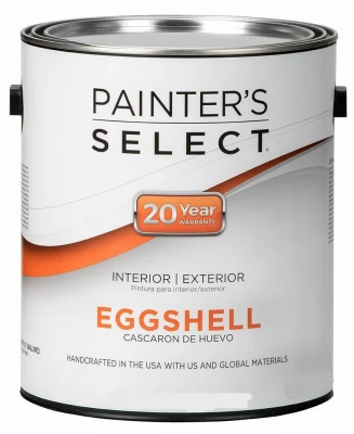 Latex Eggshell Paint, Tintable White Pastel Base, Gallon