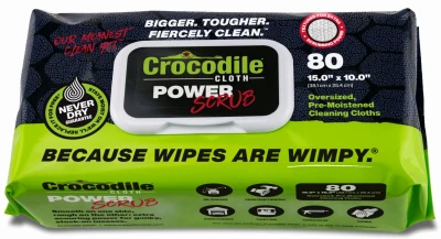 Powerscrub Heavy-Duty Cleaning Wipes, 80-Ct.