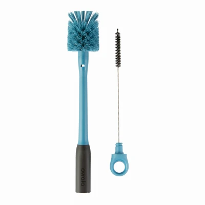 Water Bottle Brush Cleaner & Straw Brush, Smokey Blue