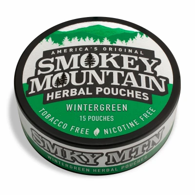 Caffeinated Pouches, Wintergreen, 15-Ct.