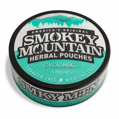 Caffeinated Pouches, Spearmint, 15-Ct.
