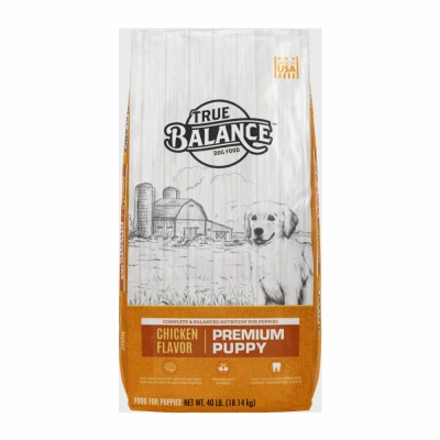 True Balance Puppy Food, Chicken, 27/12 Formula, 40 Lbs.