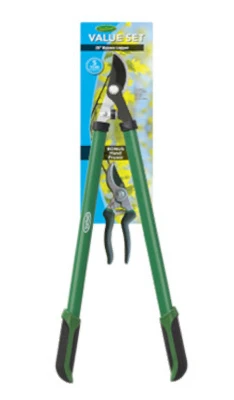 Lopper & Pruner Set, Soft Grip Handles