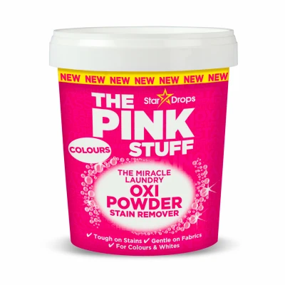 Pink Stuff Miracle Laundry Oxi Powder Stain Remover for Colors, 2.2 Lb.