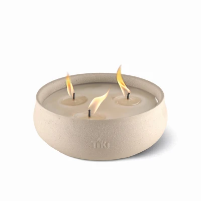 Triple Wick Citronella Candle, Concrete Base, 24 oz.