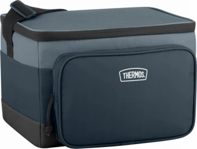 Soft-Sided Collapsible Cooler, Charcoal, 12 Can Capacity