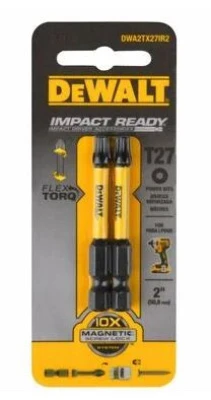 T27 Torx Driver Bits, 2-1/4 In., 3-Pk.
