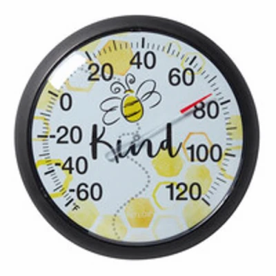 Bee Kind Thermometer, 13.25 In. Round