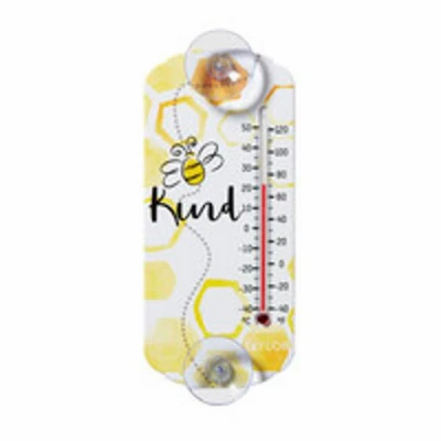 Bee Kind Thermometer, Suction Cup Mount