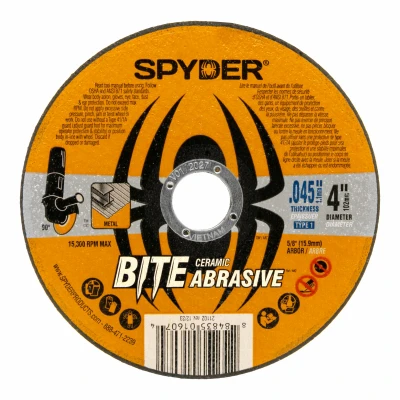 Metal Cut-Off Wheel, Type 1, 5/8 In. Arbor, 4 In.