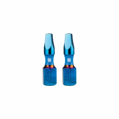 SQ2 Square Impact Driver Bits, 1 In., 2-Pk.