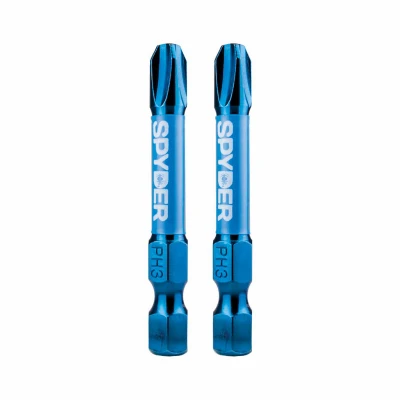 PH3 Phillips Impact Driver Bits, 2 In., 2-Pk.