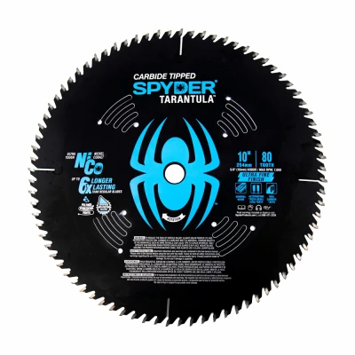 Tarantula Ultra Fine Finish Circular Saw Blade, 80-Tooth, 10 In.