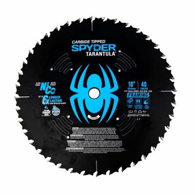 Tarantula General Purpose Circular Saw Blade, 40-Tooth, 10 In.