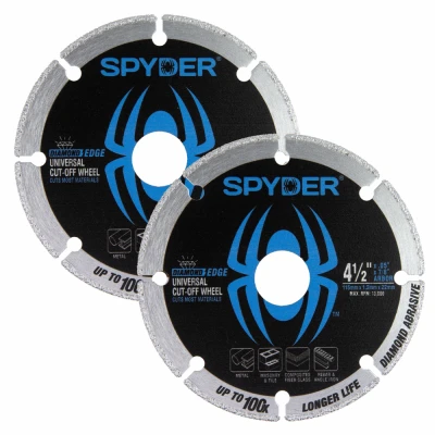Diamond Edge Cut-Off Wheel, 4-1/2 In., 2-Pk.