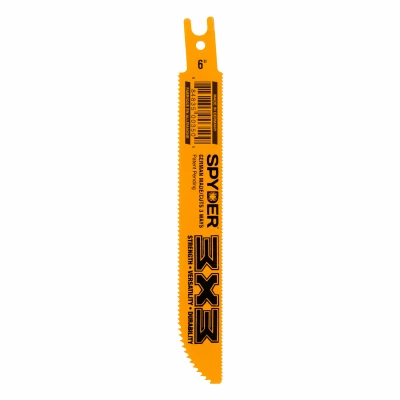 3X3 Double-Sided Reciprocating Saw Blade, Bi-Metal, 14/18 TPI, 6 In.