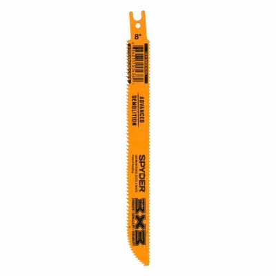 3X3 Double-Sided Reciprocating Saw Blade, Bi-Metal, 8/12 TPI, 8 In.