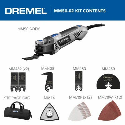 Multi-Max Oscillating Multipurpose Tool Kit, Variable Speed, MM50-02