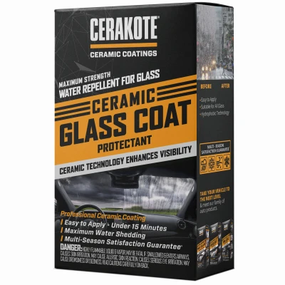 Water-Repellent & Protectant Kit, for Glass & Windshields, 4 Wipes