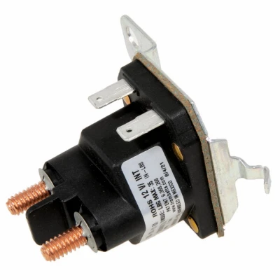 Original Equipment 12V Solenoid, 2 Stud, 2 Spade, Mounting Bracket