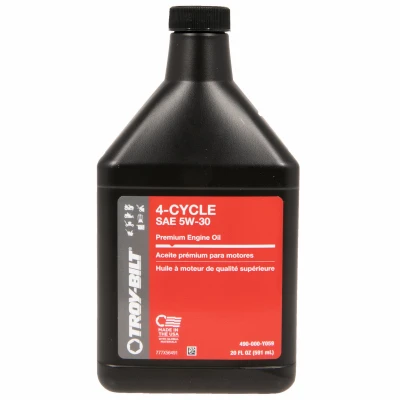 SAE 5W-30 4‑Cycle Engine Oil – 20 oz Premium Lubricant for Outdoor Power Equipment