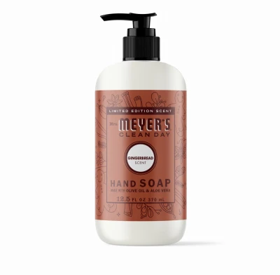 Holiday Liquid Hand Soap, Gingerbread Scent, 12.5 oz.