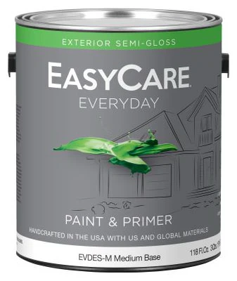 Everyday Exterior Latex Paint, Semi Gloss, Medium Base, Gallon