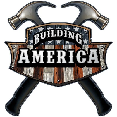 3D Embossed MetalBuilding AmericaSign, Indoor/Outdoor Use