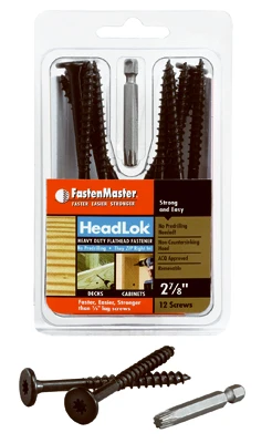 Headlok Screws, 2-7/8 In., 12-Pk.