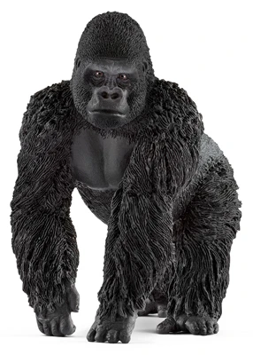Black Male Gorilla Toy Animal Figure, Ages 3 & Up