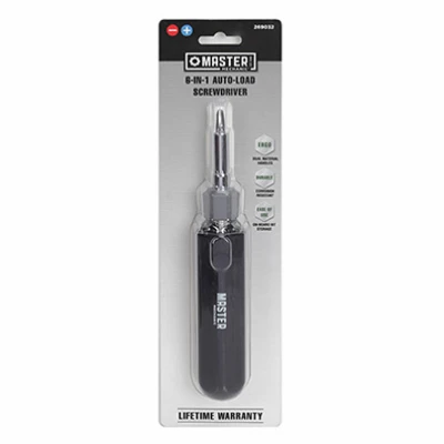 Multi-Bit Screwdriver, Cushion Grip, 11-In-1