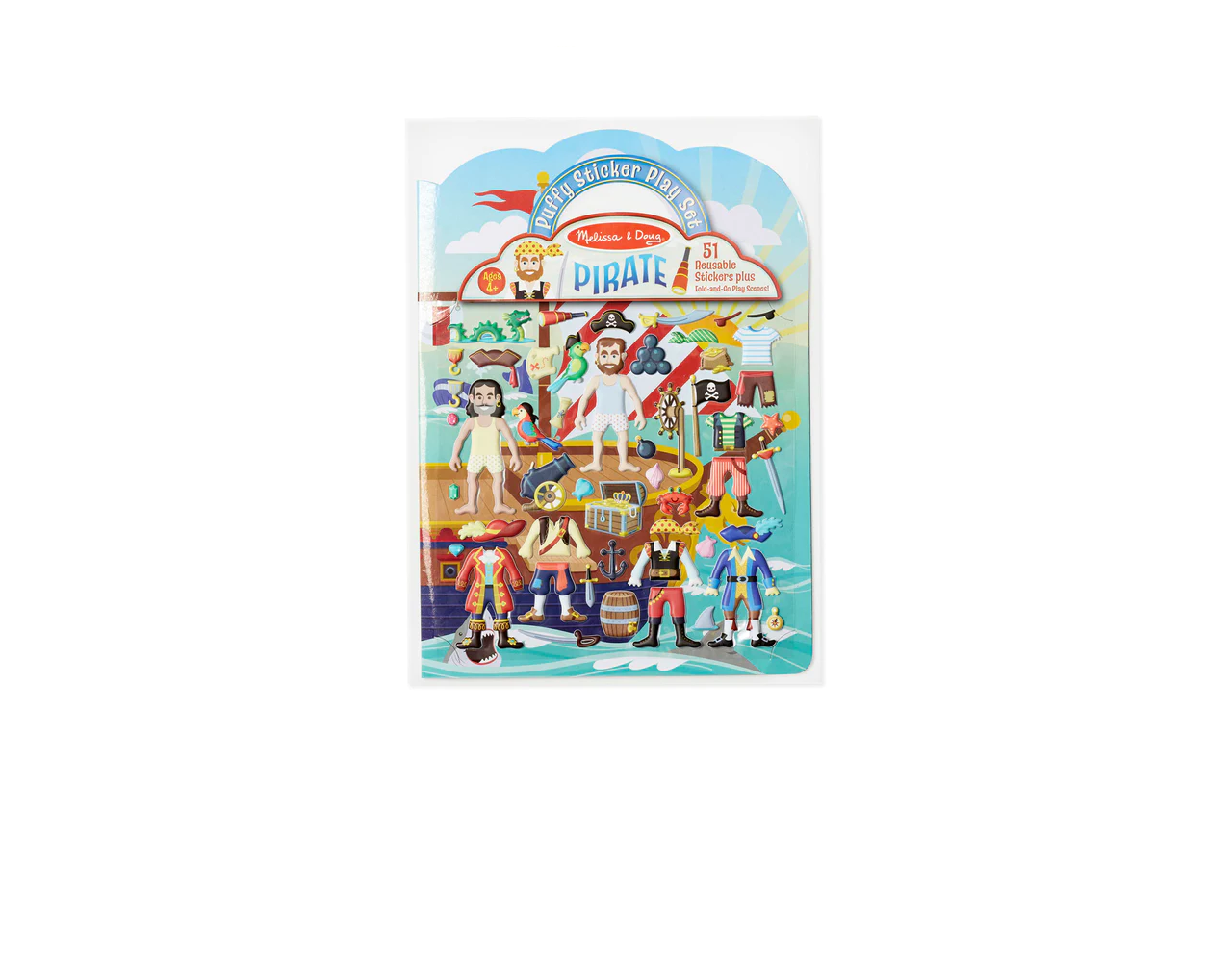 Melissa & Doug Puffy Sticker Play Set - Pirate - 1.0 ea