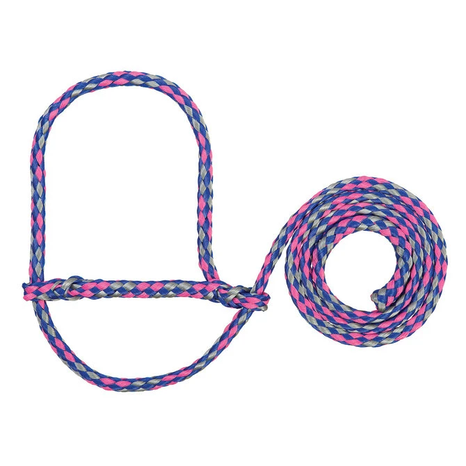 Sheep / Goat Halter, Adjustable Poly Rope, 4 Ft. Lead