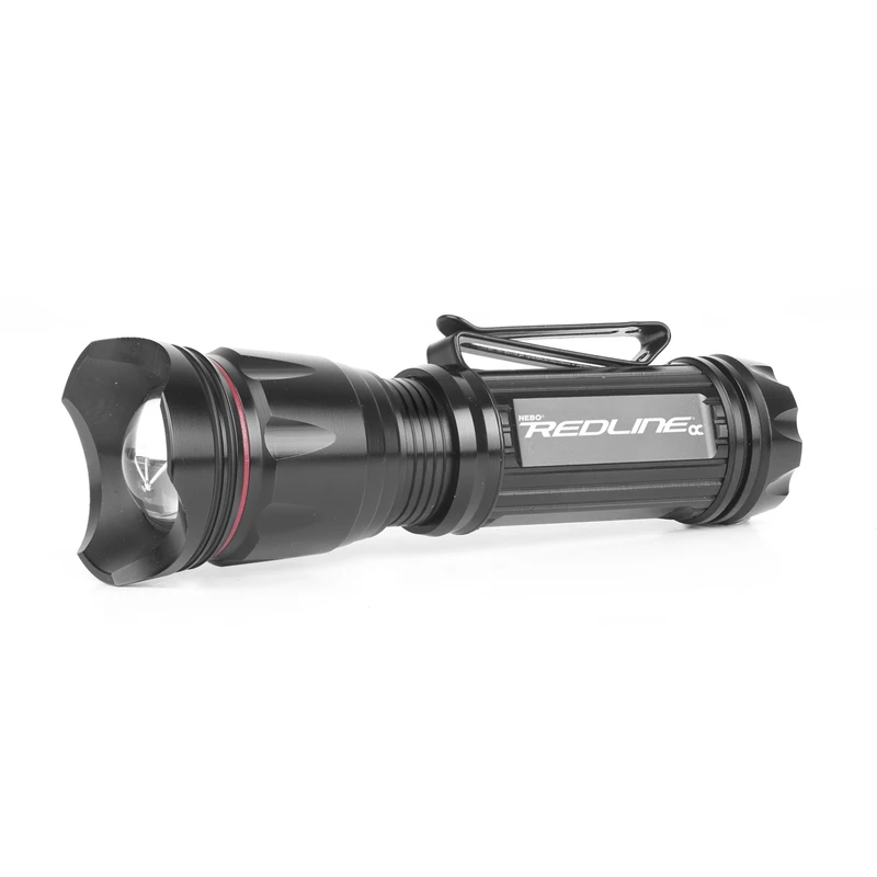 Redline Oc 200 Lumen Black Led Flashlight Model 6092 With Aa Battery