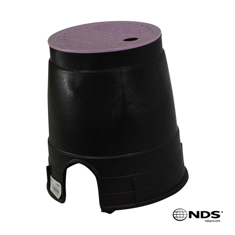 Valve Box With Cover, 6 In. Round